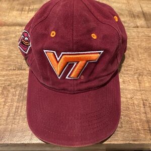 VT Maroon Cap with Orange Logo